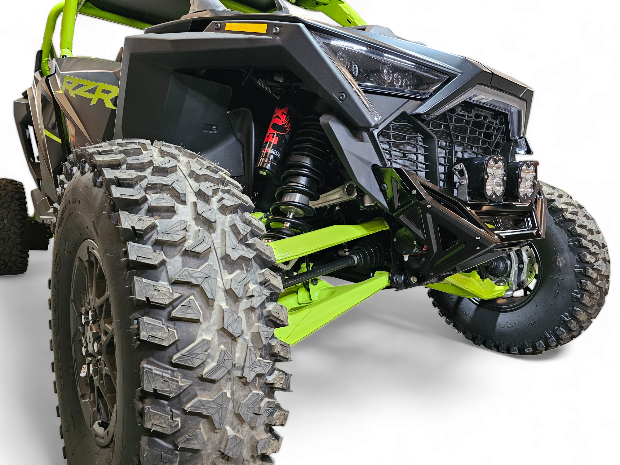 2022-2026 Polaris RZR Pro R, Pro S, Turbo R Machined Billet Front Winch Bumper (Black Anodize)
