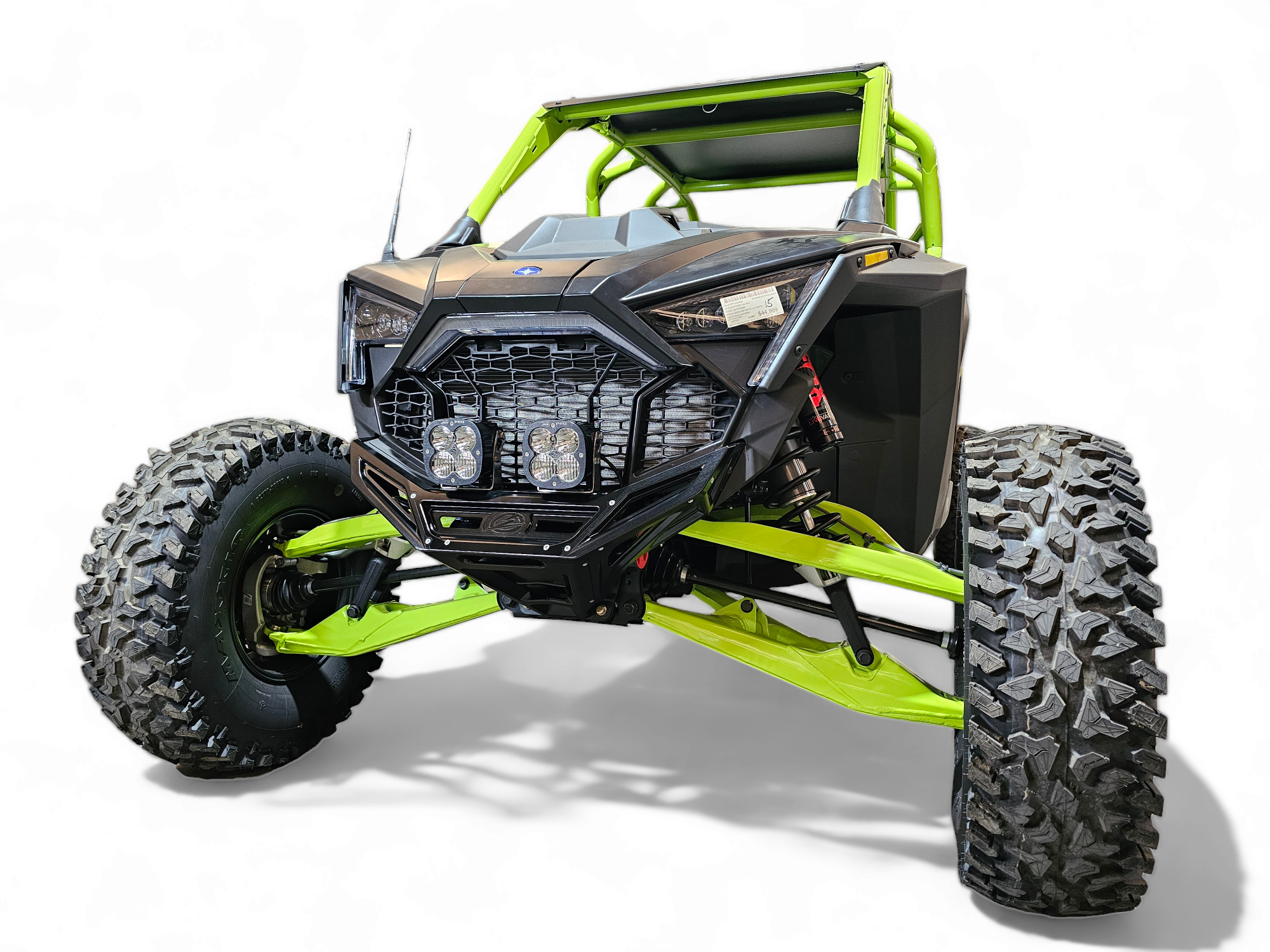 2022-2026 Polaris RZR Pro R, Pro S, Turbo R Machined Billet Front Winch Bumper (Black Anodize)