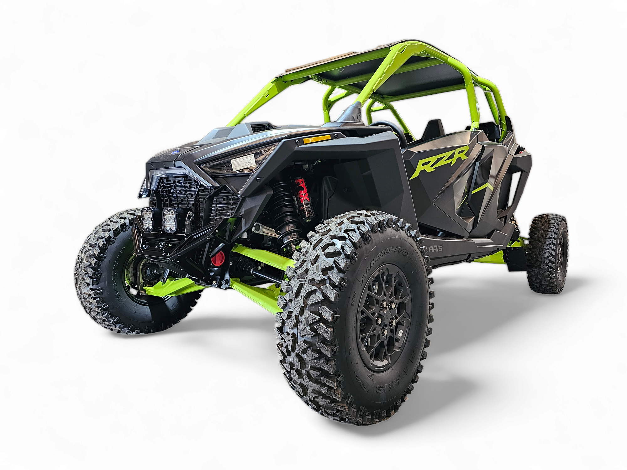 2022-2026 Polaris RZR Pro R, Pro S, Turbo R Machined Billet Front Winch Bumper (Black Anodize)