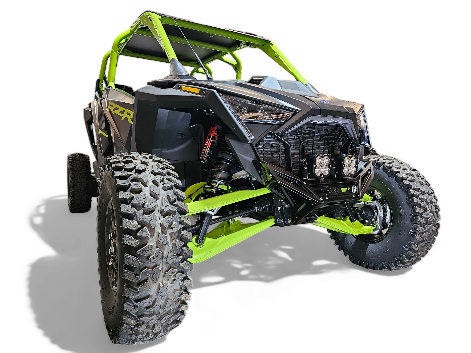 2022-2026 Polaris RZR Pro R, Pro S, Turbo R Machined Billet Front Winch Bumper (Black Anodize)