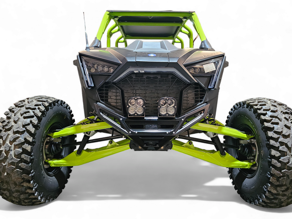 2022-2026 Polaris RZR Pro R, Pro S, Turbo R Machined Billet Front Winch Bumper (Black Anodize)