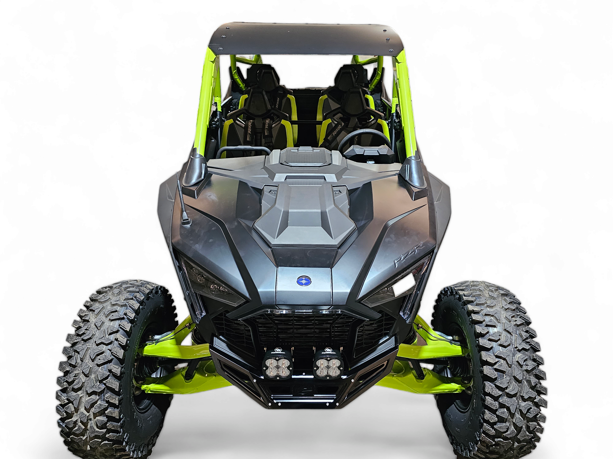 2022-2026 Polaris RZR Pro R, Pro S, Turbo R Machined Billet Front Winch Bumper (Black Anodize)