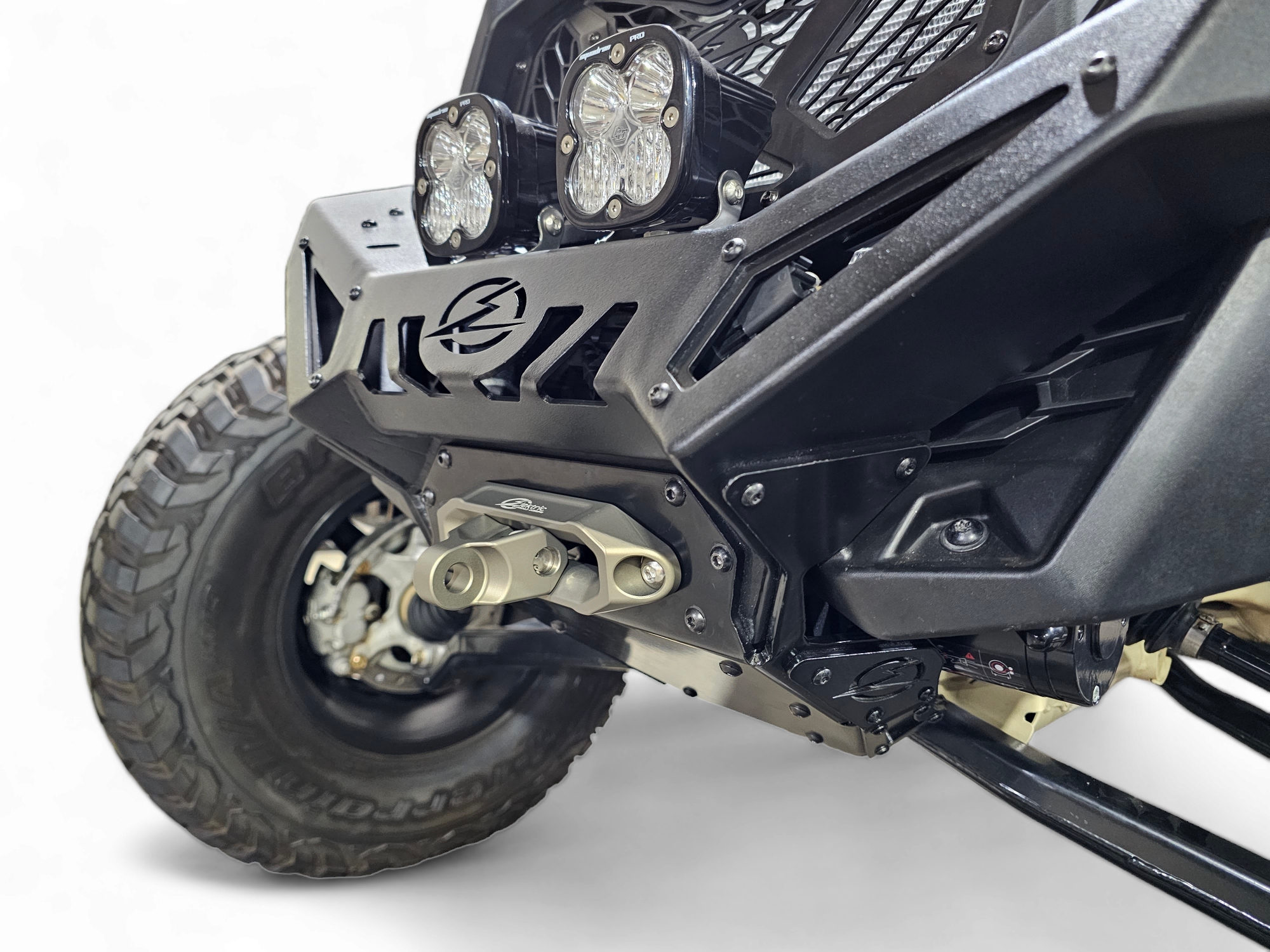 Elektric Offroad Designs UTV Winch Fairlead and Hook (Gunmetal)