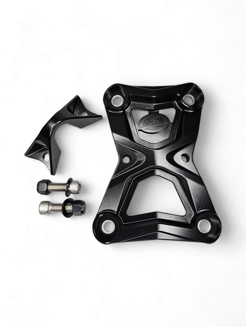 2022-2026 Polaris RZR Turbo R/Pro R Radius Rod Plate with Tow Hook Black