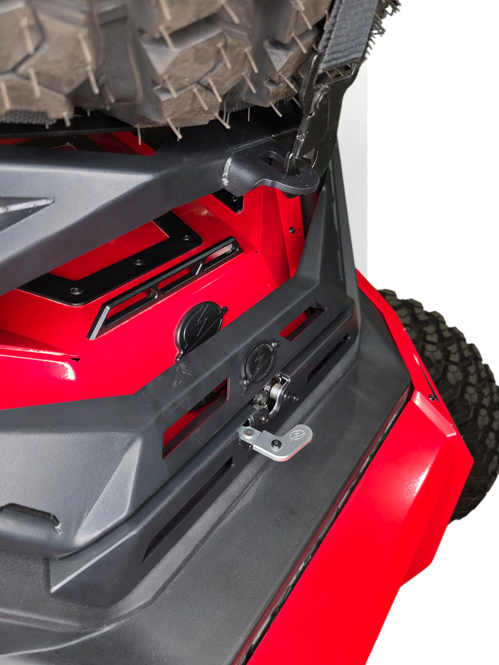 2020+ Polaris RZR Pro XP, 2022+ Pro R/Turbo R, 2025+ Pro R/Pro S Tire Rack