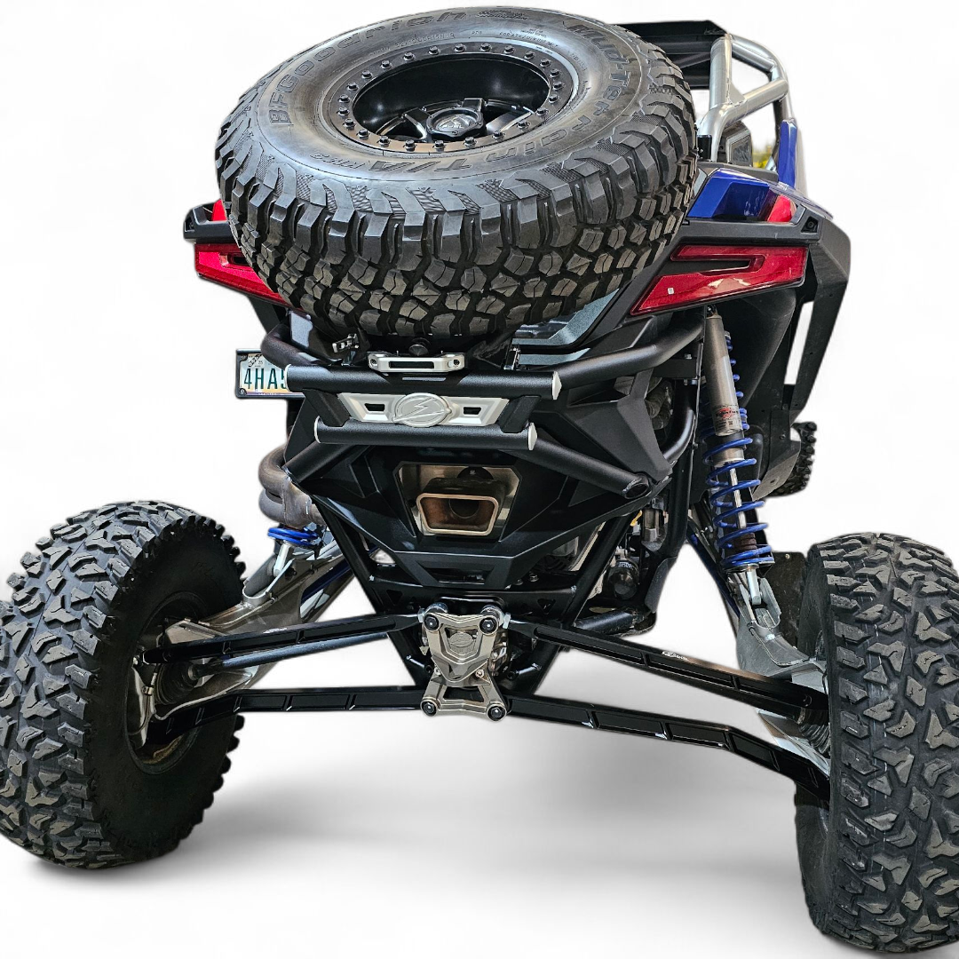 2022+ Polaris RZR Pro R Amp Rear Tire Rack Rear Bumper Combo