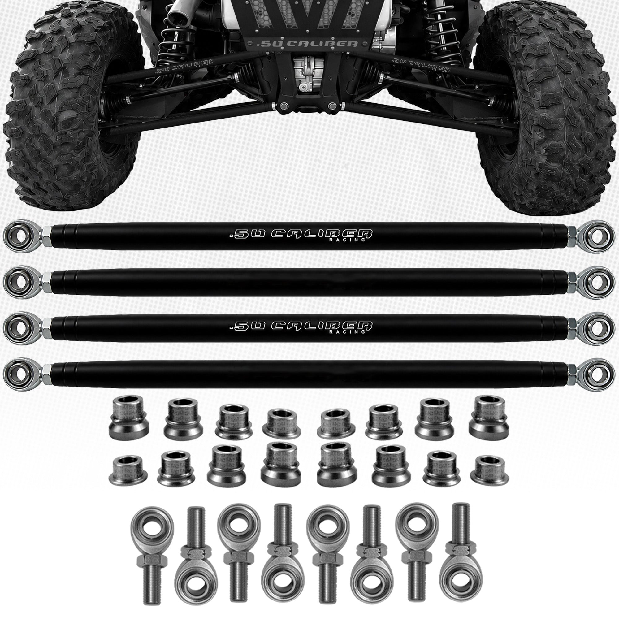 RZR Turbo S CNC Billet Radius Rods