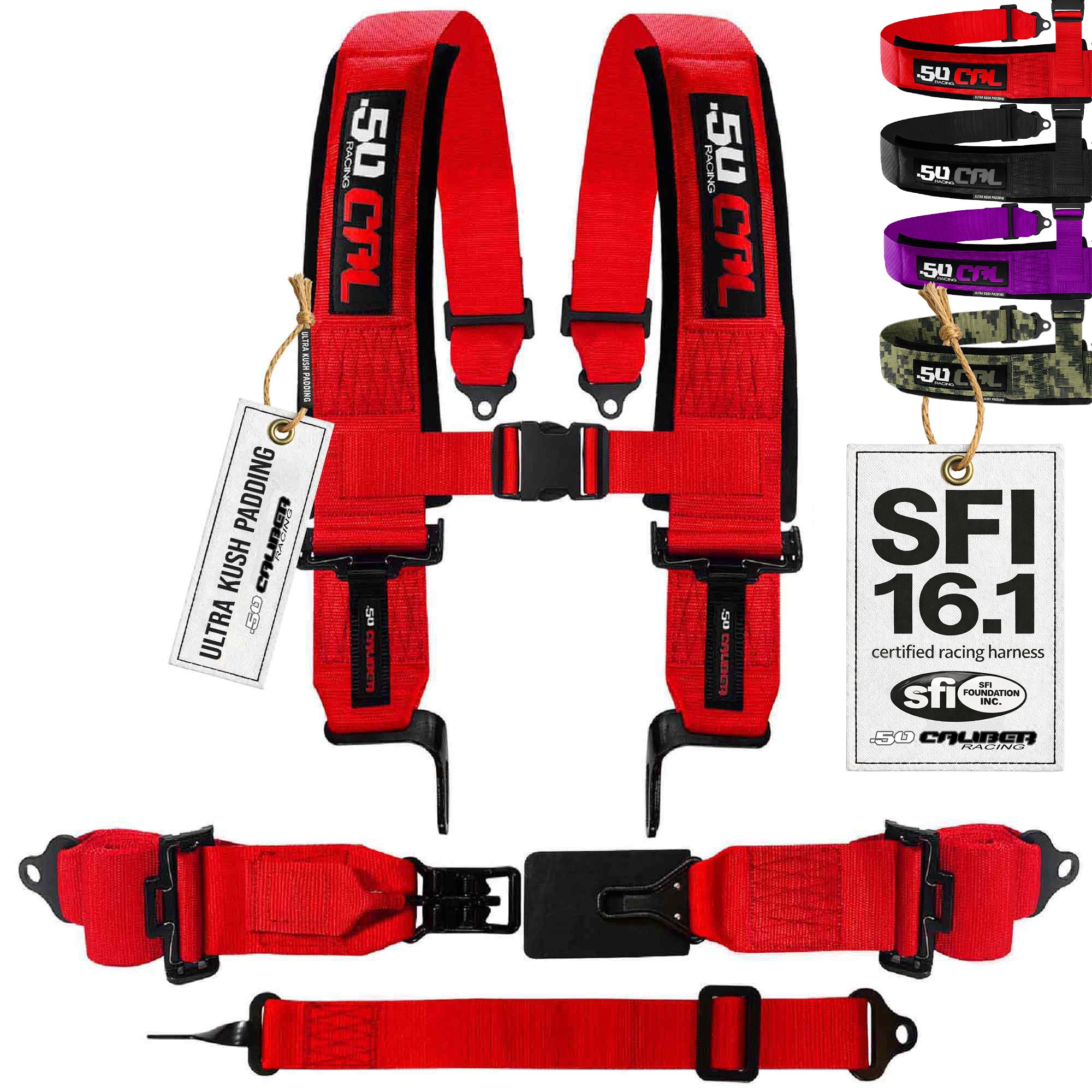 SFI Approved 2" and  3" 5 point Harness, Racing Harness
