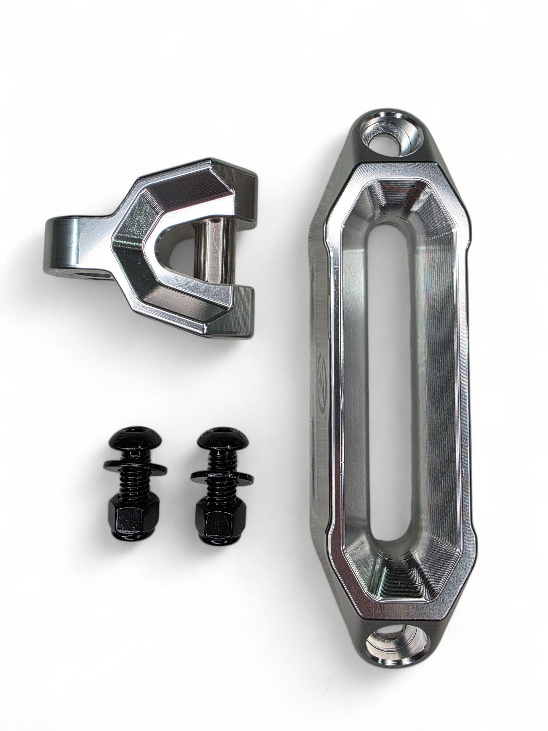 Elektric Offroad Designs UTV Winch Fairlead and Hook Combo (Clear)