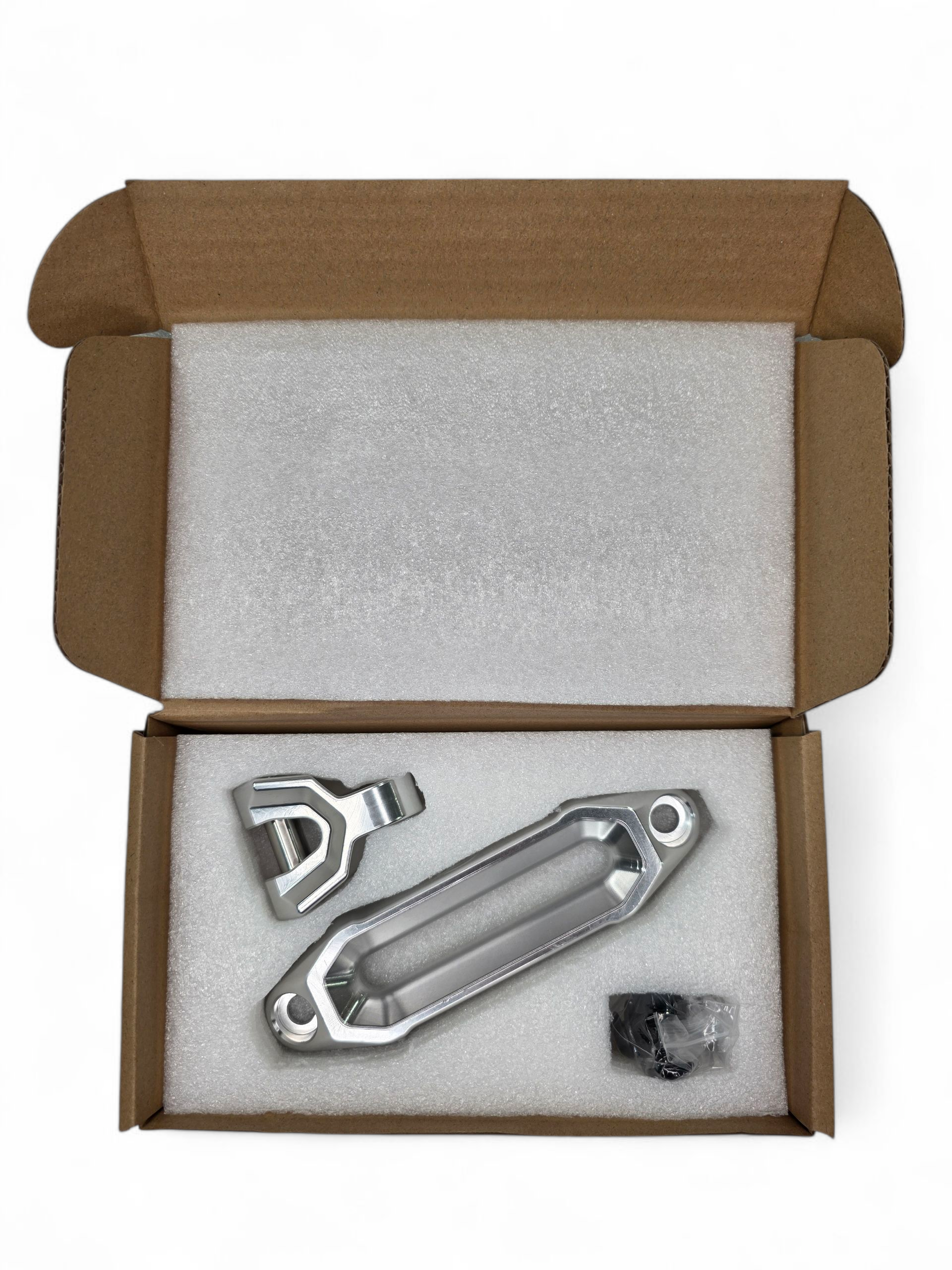Elektric Offroad Designs UTV Winch Fairlead and Hook Combo (Clear)