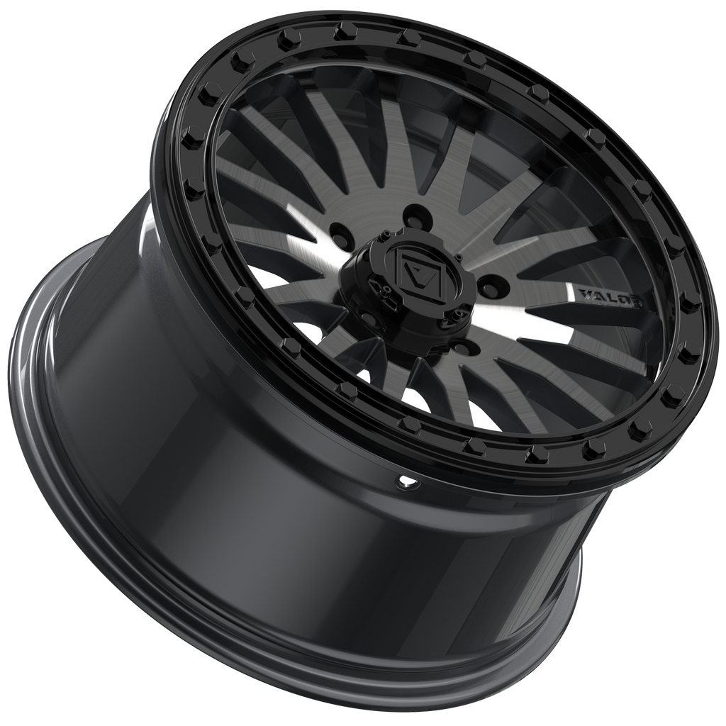 Tango on 15x8 V06 BG UTV Wheel and Tire Kit - Valor Offroad