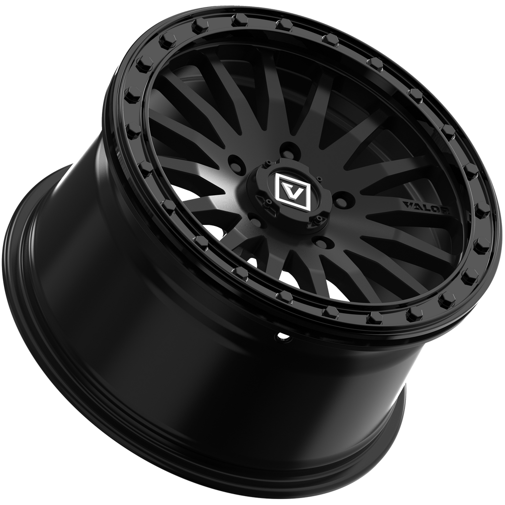 Tango on 15x8 V06 SB UTV Wheel and Tire Kit - Valor Offroad