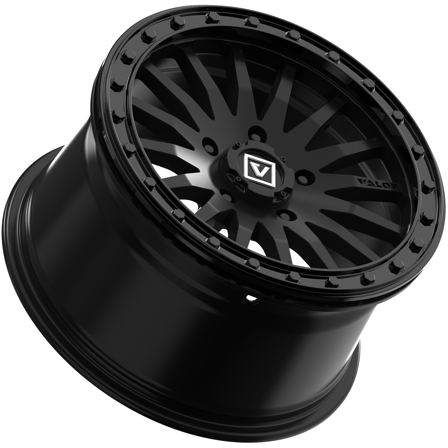 Tango on 15x8 V06 SB UTV Wheel and Tire Kit - Valor Offroad
