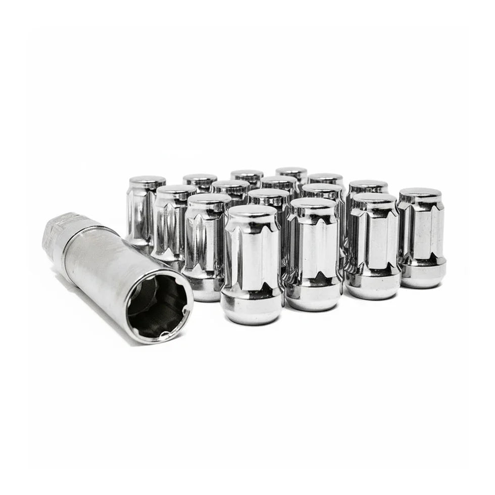 12x1.25 UTV Wheels Lug Kit Chrome (4-Lug) - Valor Offroad