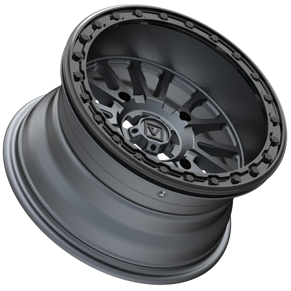 Tango on 15x8 V16 GM UTV Wheel and Tire Kit - Valor Offroad
