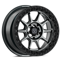 V18 Beadlock UTV Wheel Hyper Black - Valor Offroad