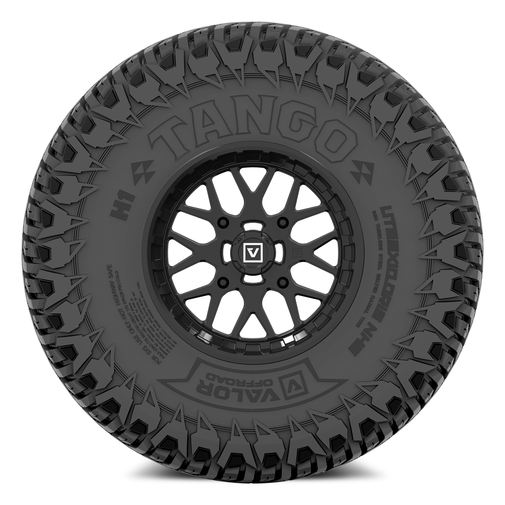 Tango on 15x7 V03 GB UTV Wheel and Tire Kit - Valor Offroad