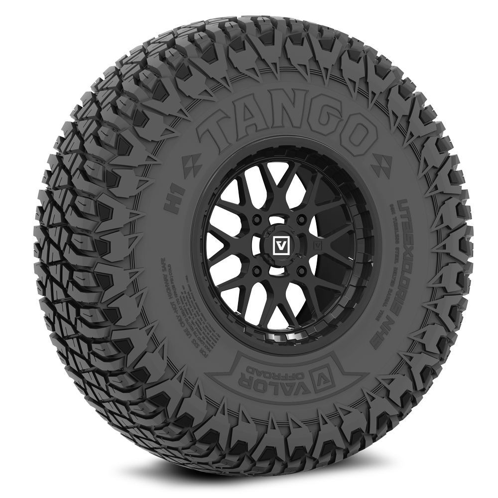 Tango on 15x7 V03 GB UTV Wheel and Tire Kit - Valor Offroad