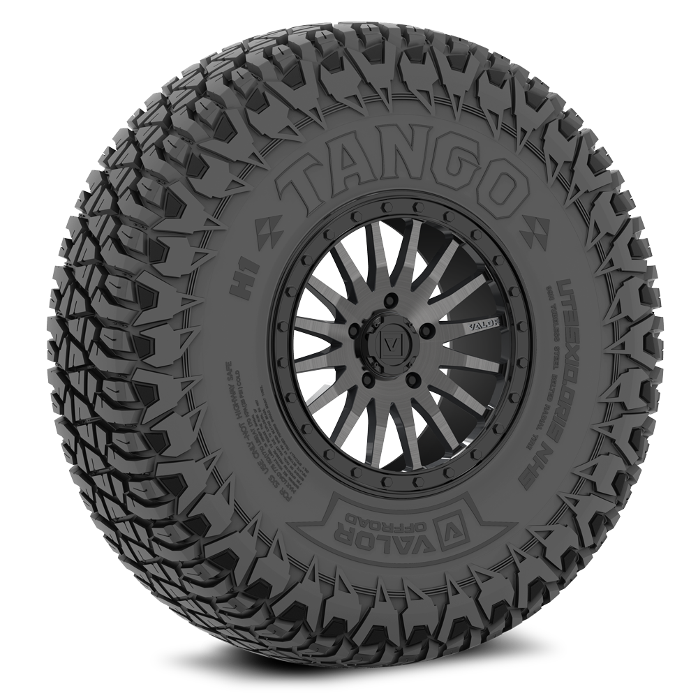 Tango on 15x8 V06 BG UTV Wheel and Tire Kit - Valor Offroad