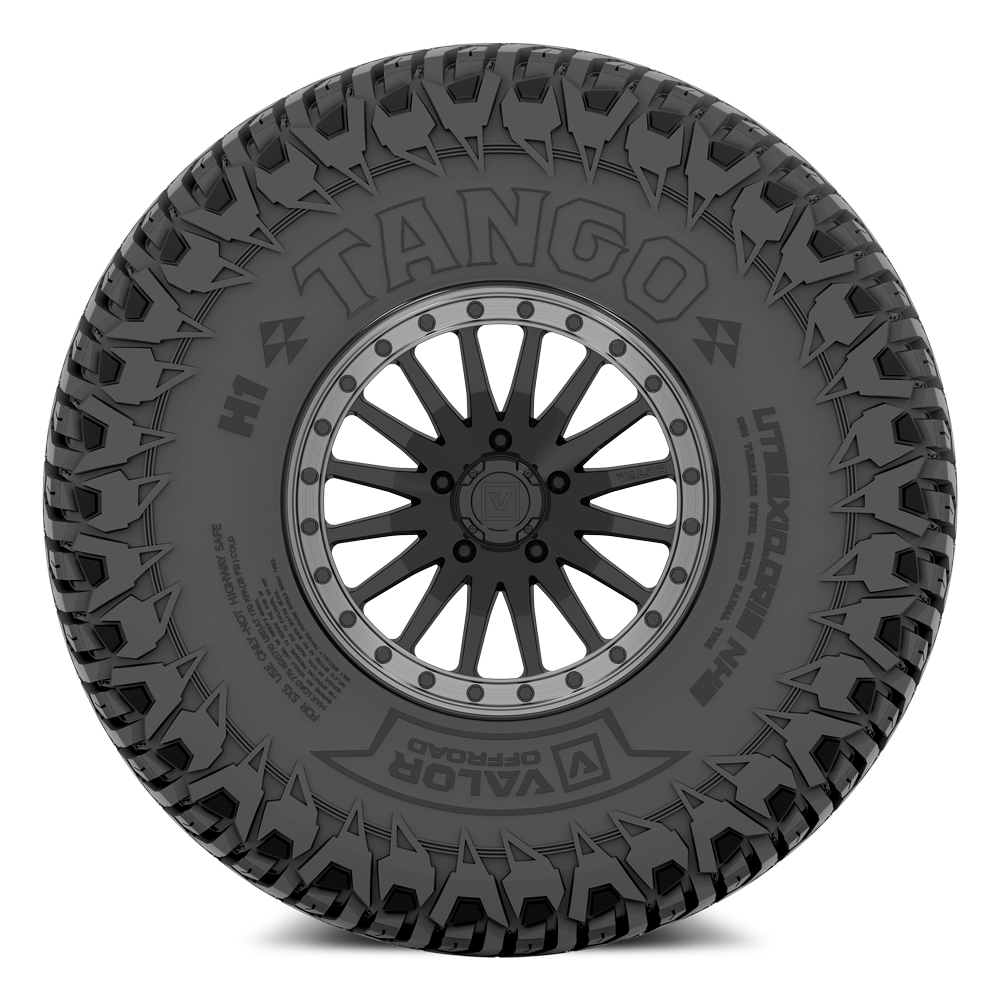 Tango on 15x8 V06 GB UTV Wheel and Tire Kit - Valor Offroad