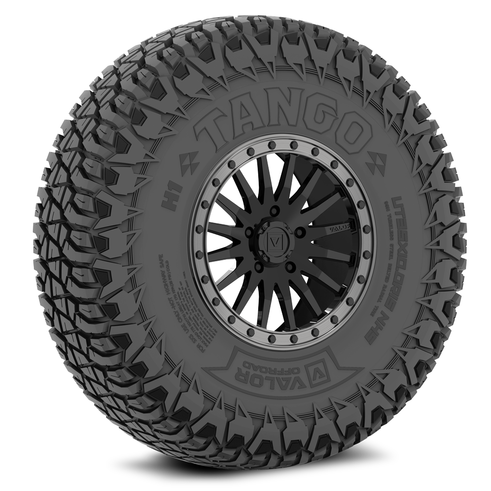 Tango on 15x8 V06 GB UTV Wheel and Tire Kit - Valor Offroad