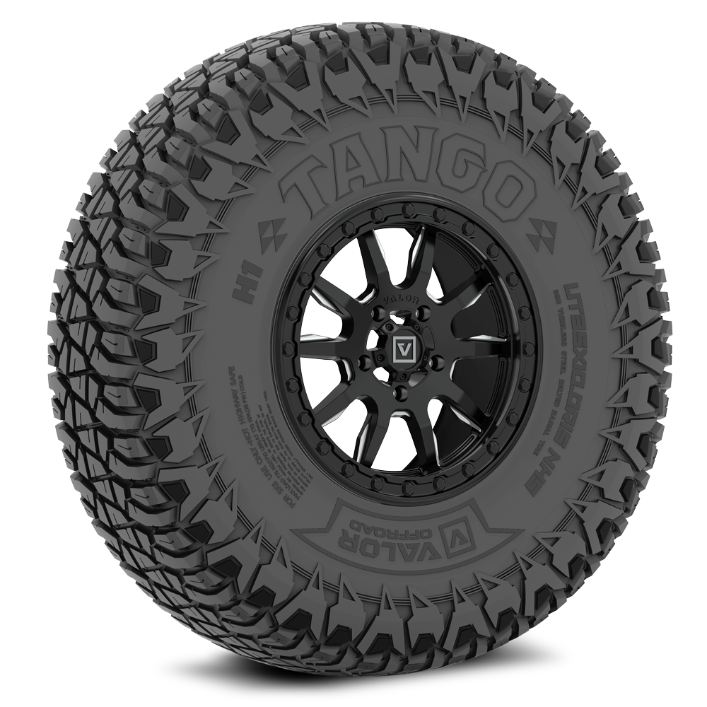 Tango on 15x7 V15 SB UTV Wheel and Tire Kit - Valor Offroad