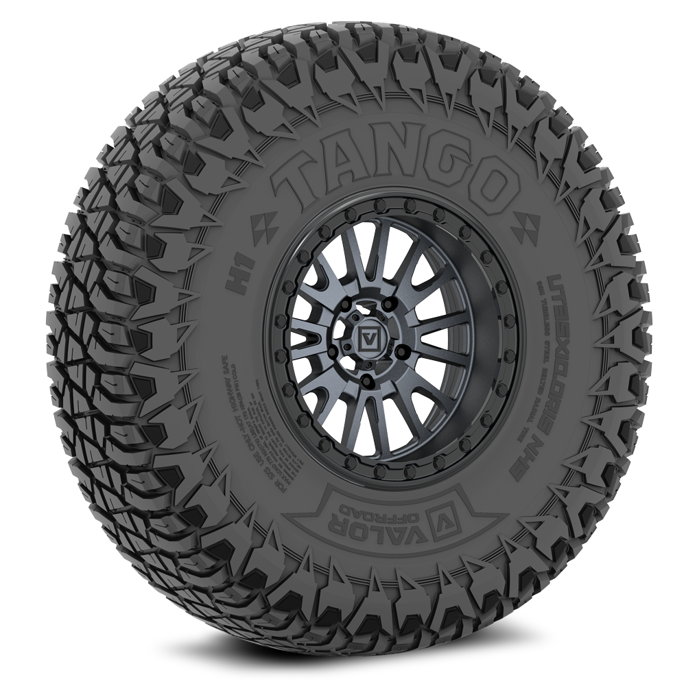 Tango on 15x8 V16 GM UTV Wheel and Tire Kit - Valor Offroad
