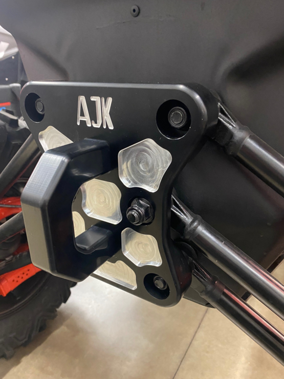 Can-Am X3 Billet Aluminum Radius Rod Plate  AJK Offroad   