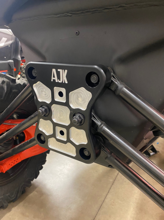 Can-Am X3 Billet Aluminum Radius Rod Plate  AJK Offroad   