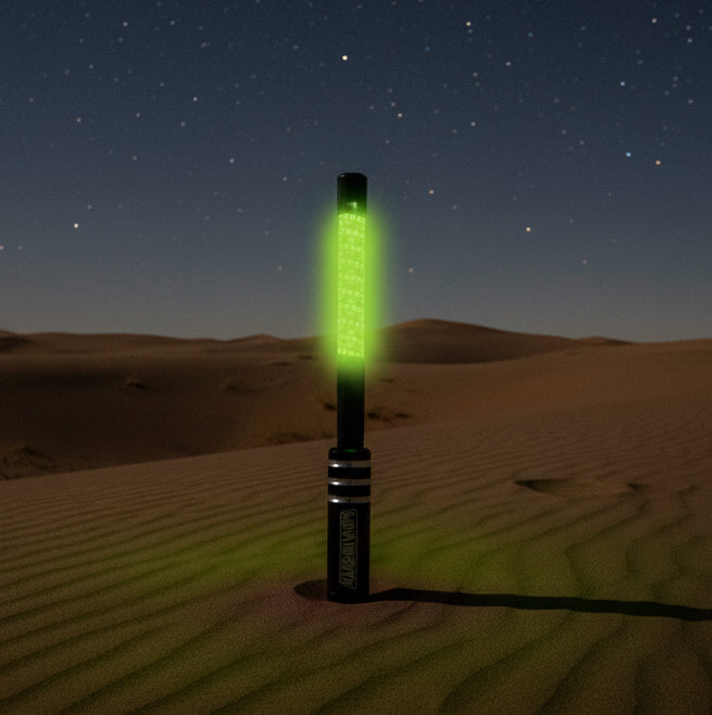 Marshin Whips V2 Black Out LED Whip | Single Stealth Off-Road Light