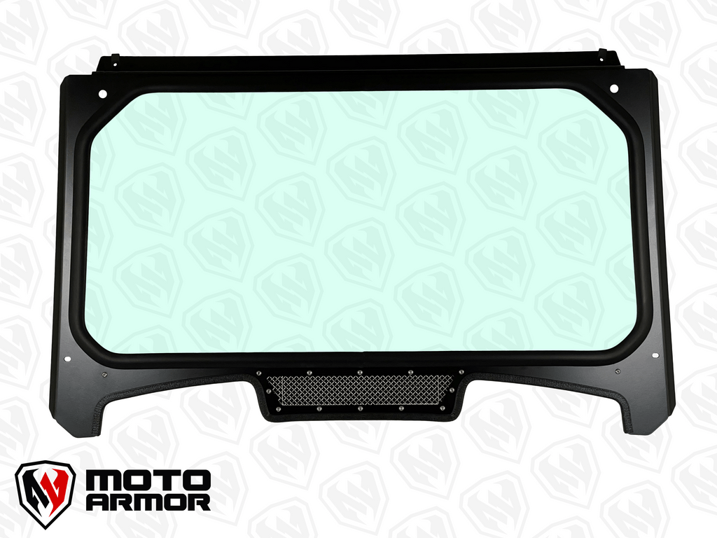 Glass Windshield with Vent for Polaris RZR Trail S