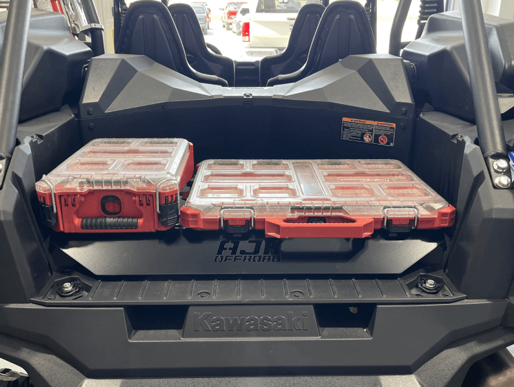 Kawasaki KRX Packout Mount - Subwoofer Compatible  AJK Offroad   