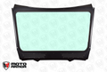 Glass Windshield for Vent Racing RZR PRO XP Roll Cage