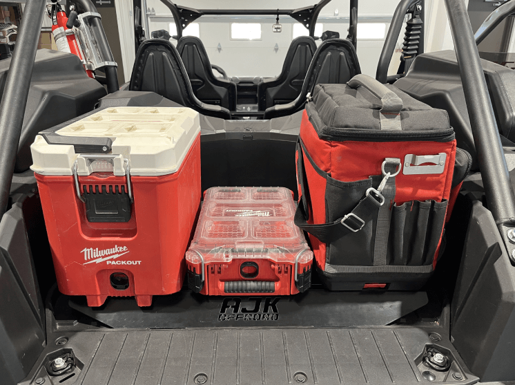Kawasaki KRX Packout Mount - Subwoofer Compatible  AJK Offroad   