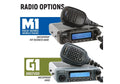 Rugged Radios STX STEREO Complete Master Communication Kit with Intercom and 2-Way Radio - Business Band
