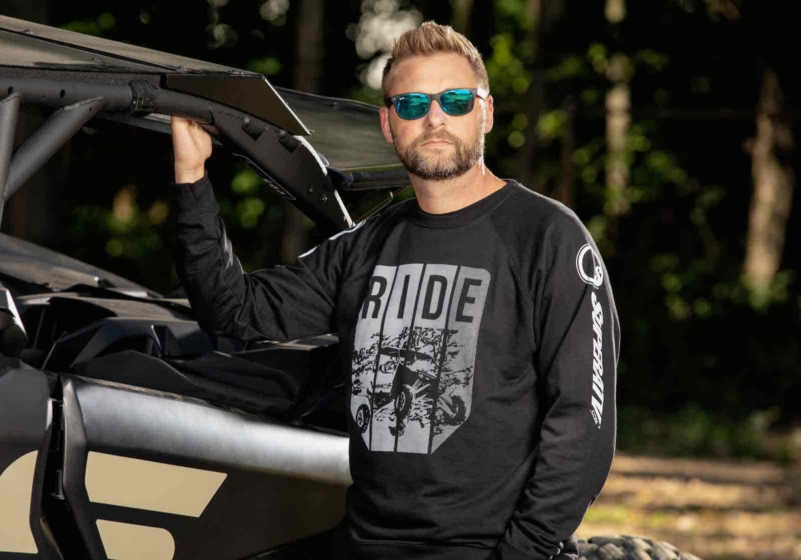 SuperATV Black Ride Sweatshirt