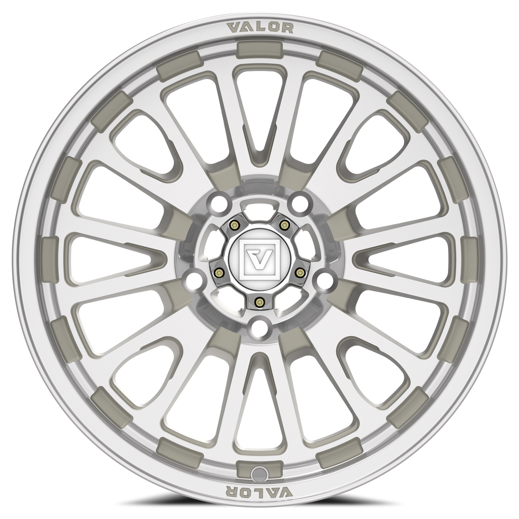 V14 Raw Machined UTV Wheel - Valor Offroad