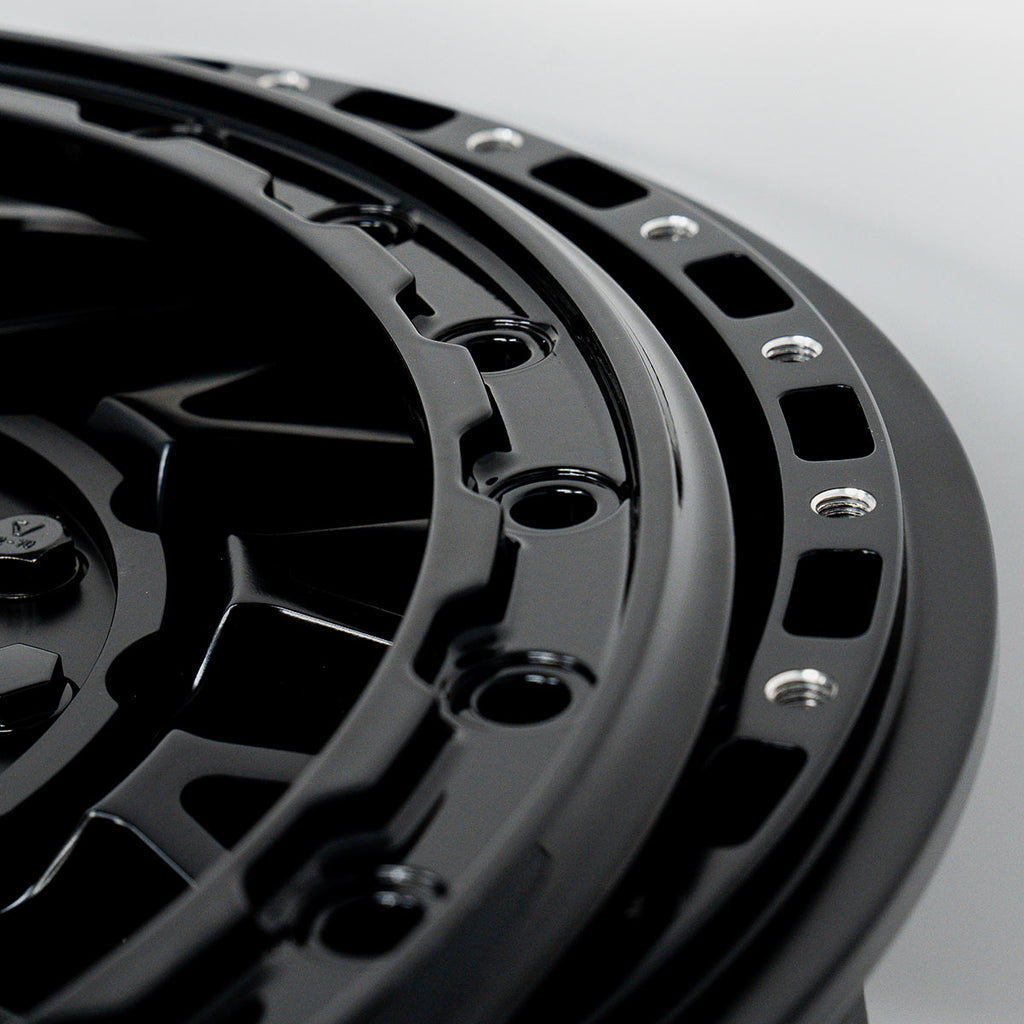 V08 Satin Black UTV Beadlock - Valor Offroad
