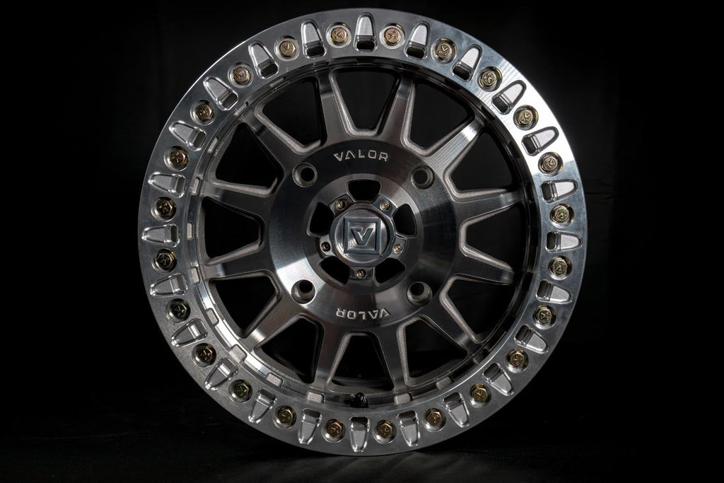 V09 Raw Machined UTV Beadlock - Valor Offroad