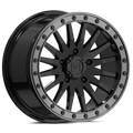 V06 Gloss Black UTV Beadlock - Valor Offroad