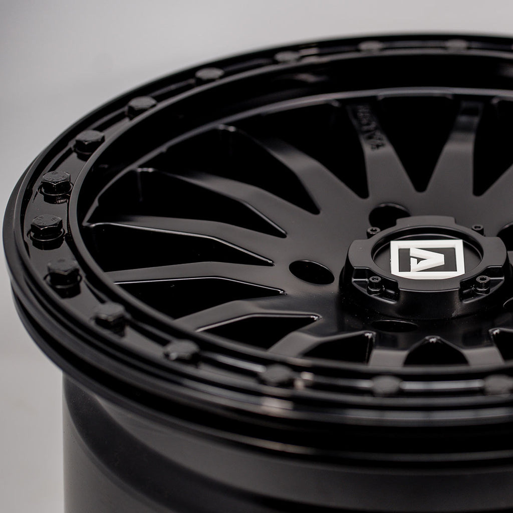 V06 Satin Black UTV Beadlock - Valor Offroad